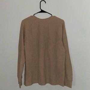 GoodFellow & Co khaki slim long sleeve crew neck sweater casual winter pull over